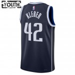Maillot NBA Dallas Mavericks Maximilian Kleber 42 Jordan 2022-23 Statement Edition Navy Swingman - Enfant